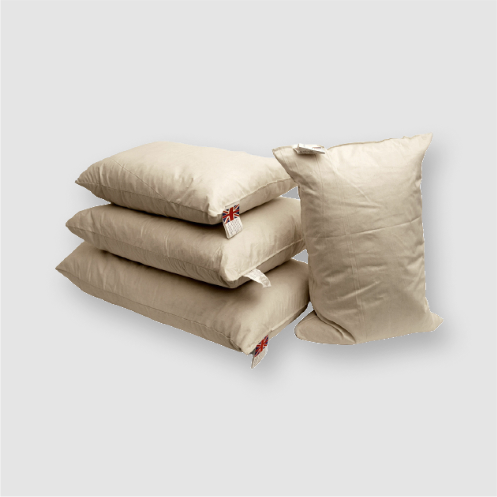 Oblong top cushion inserts