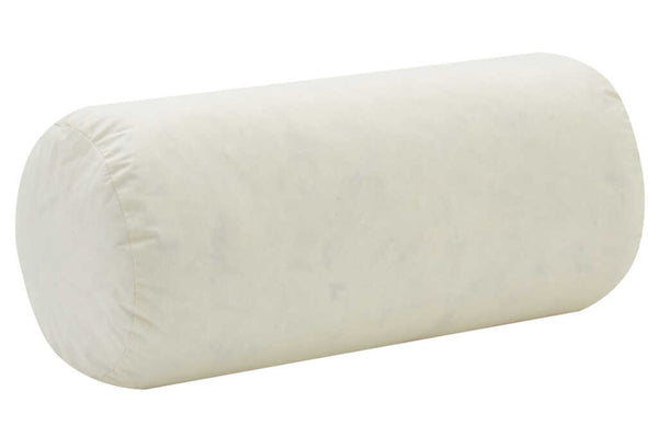 Customised Duck Feather Bolster Roll Cylinder Cushion Pads Fillers Inner Insert  with Cambric Cotton Down Proof Cover