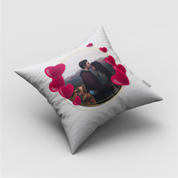 Personalised Cushion Cover custom Pillow Cover with Images  Printing  with Different Size Options with pad