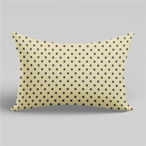 Rectangular Dotted Design Cushion