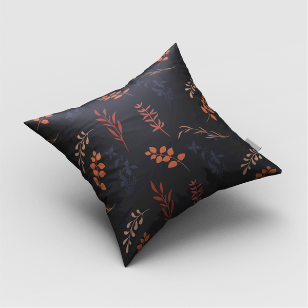 Black & Orange Fall Cushion