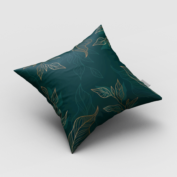 Green Leaf Inspired Cushion