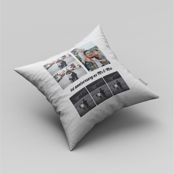 Personalised Cushion Cover custom Pillow Cover with Images Printing with Different Size Options with pad