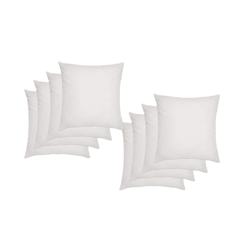 Set of 8 - Hollowfibre Cushion Pads Inners Inserts Fillers Scatters